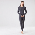 Women's Thermal Underwear Set, Modal, Crew Neck, Skin-Friendly