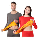 Thermo Set for couples, lined, round neck
