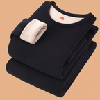 Men's Thermal Set, lined, Stand-up collar