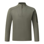 Men's sweatshirt with zipper and stand-up collar