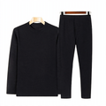 Men's thermal underwear set, lined
