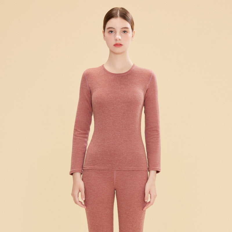 Warm underwear set made of wool-silk blend