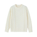 Men's knit pullover with half zipper, solid color