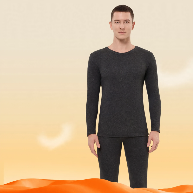 Men's Thermal Set, Cashmere-Silk Mix, warming