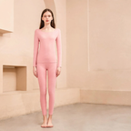 Pair Thermal Underwear Set, V-Neck, Lined