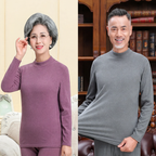 Thermal underwear set with standing collar