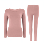 Women's Thermal Underwear Set, Modal, Warming, Crew Neck
