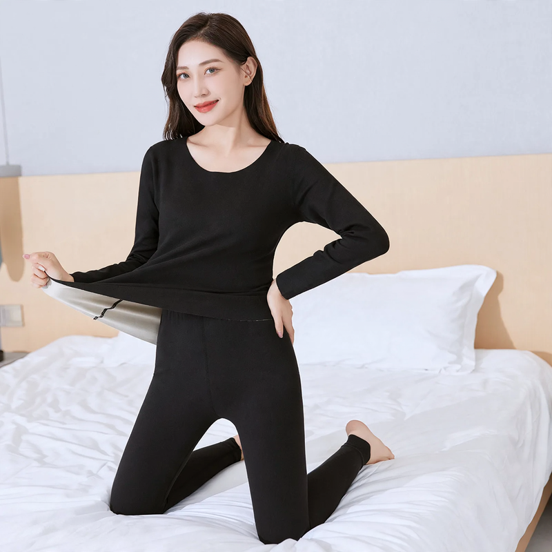 Women's Thermal Set, padded, U-neck