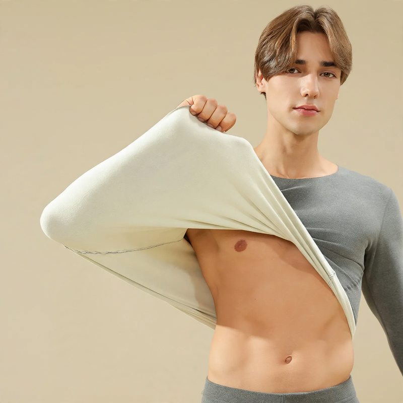 Men's Thermal Set, warming, crew neck