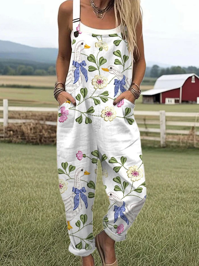 EVELYN –GARDEN WHISPER WIDE-LEG JUMPSUIT