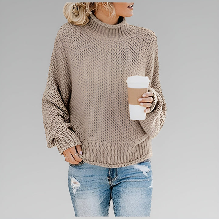 AUBREY – RELAXED CHIC TURTLENECK SWEATER