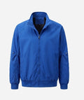 Men's lightweight urban blouson with standing collar, elastic hem, and sleeve pocket
