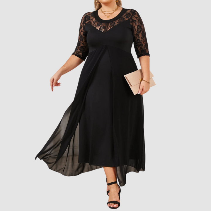 Reina™ Long Lace Dress