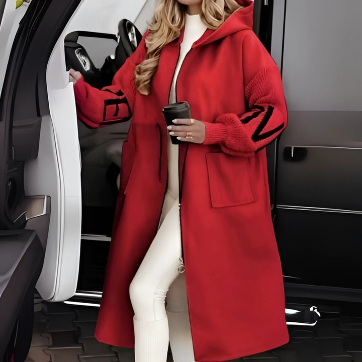 LEA– MODERN HOODED LONG COAT