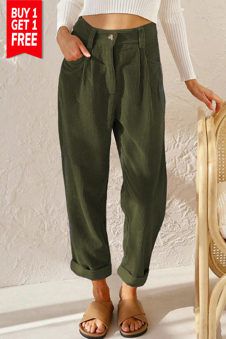 AYLA - VINTAGE CORDUROY PANTS 1+1 FREE