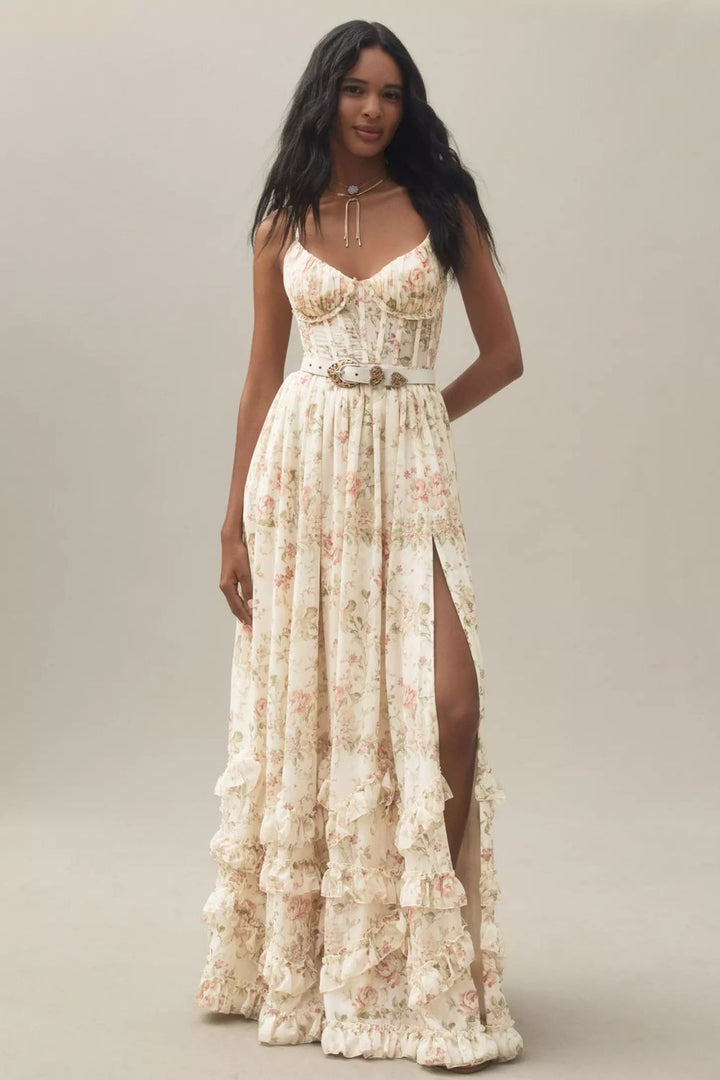 Alira - Elegant Floral Summer Dress