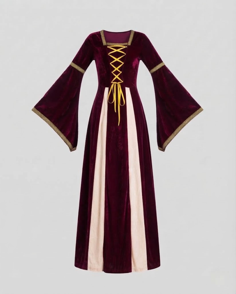 Women Medieval Wizard Dress Fashion Glam