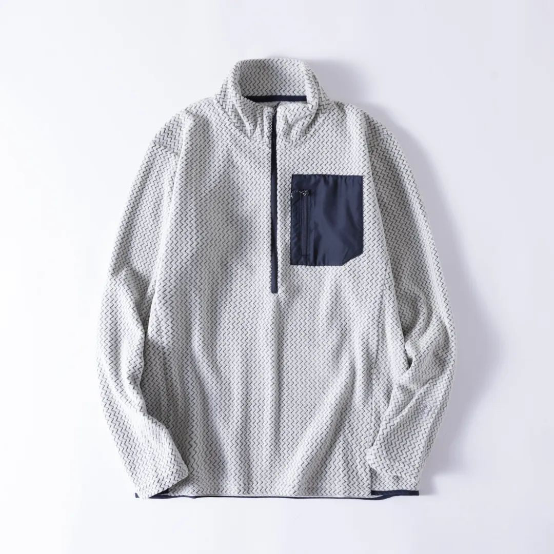 Unisex Half-Zip Fleece Pullover for Outdoor & Everyday