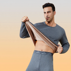 Padded thermal underwear set for men
