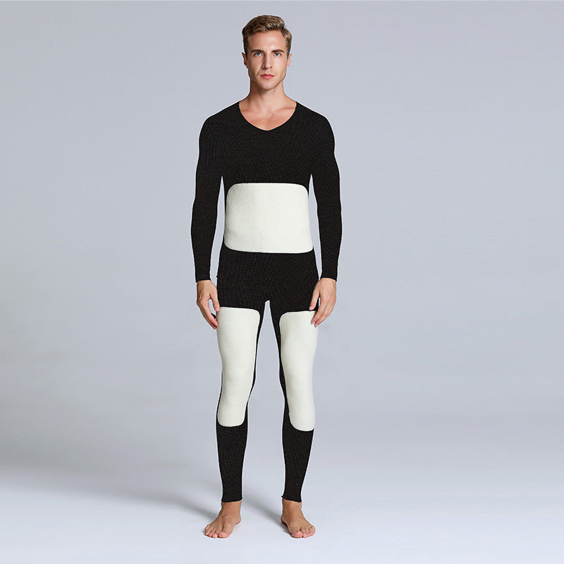 Self-warming thermal underwear set