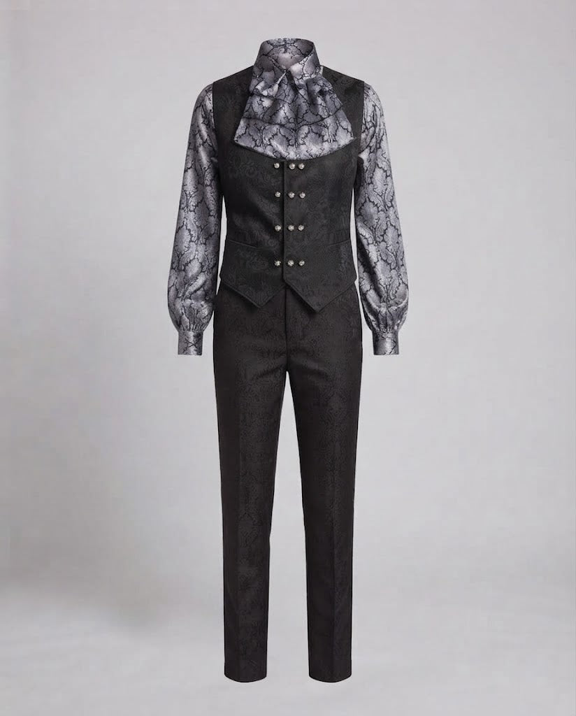 Ladies Elegant, figure-hugging fabric trousers with high waistband and modern cut Fashion Glam