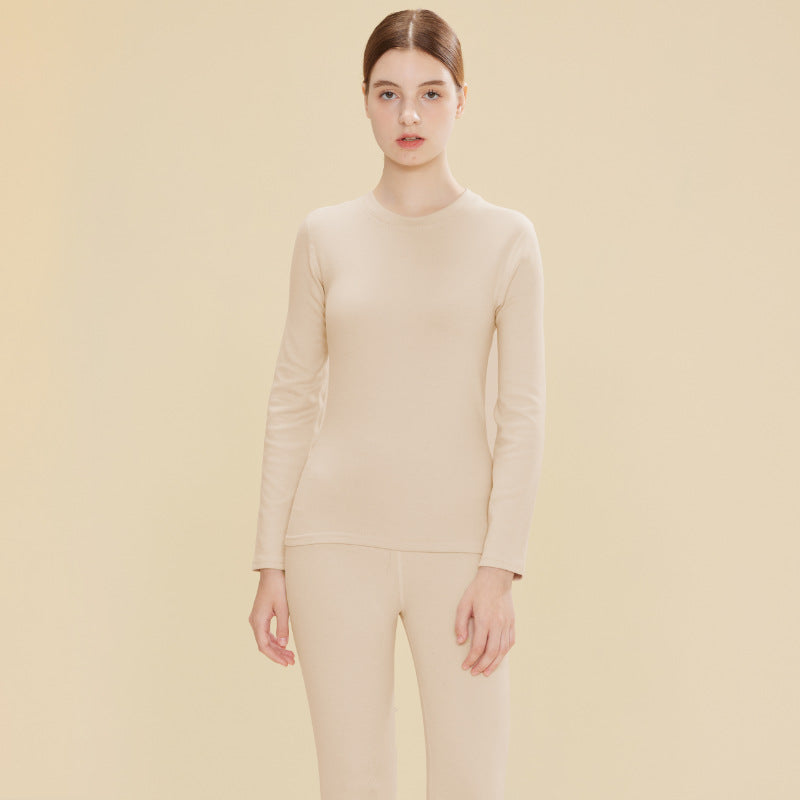 Warm underwear set made of wool-silk blend