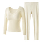 Women’s Thermal Underwear Set with Cashmere Blend