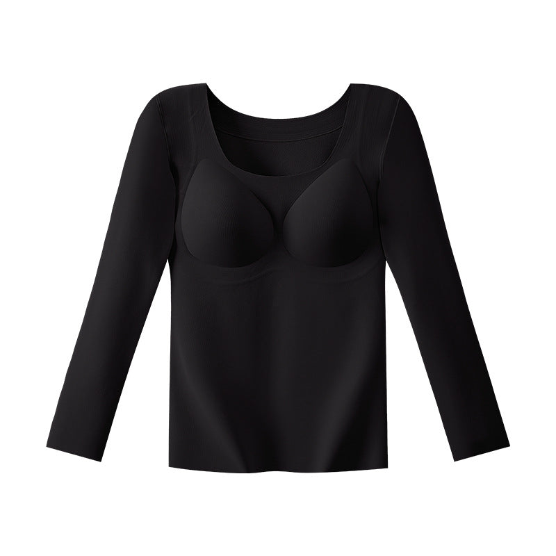 Women's thermal top, self-heating, antibacterial