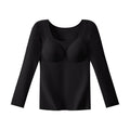 Women's thermal top, self-heating, antibacterial