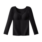 Women's thermal top, self-heating, antibacterial