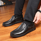 Men Genuine Leather Slip-on Shoes Fashion Glam