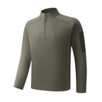 Functional sports shirt with half zip