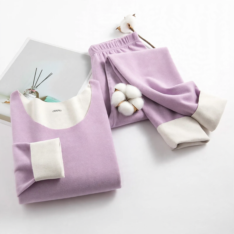 Women’s Thermal Set, double-sided brushed, seamless