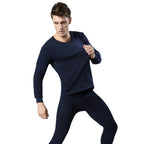 Men's Thermal Set, lined, Round Neck or Stand Collar