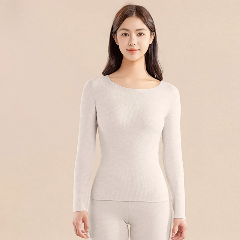 Women's Thermal Underwear Set, seamless, with cashmere and silk
