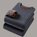 Heating thermal underwear set with soft interior lining