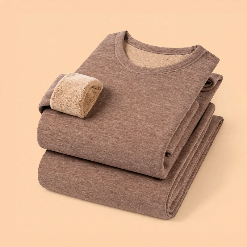 Thermal underwear set for women and men, extra warm