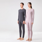 Thermal underwear set, modal, crew neck, skin-friendly