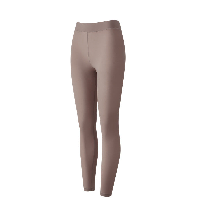 Ladies Thermal Underwear, seamless, solid color, round neck