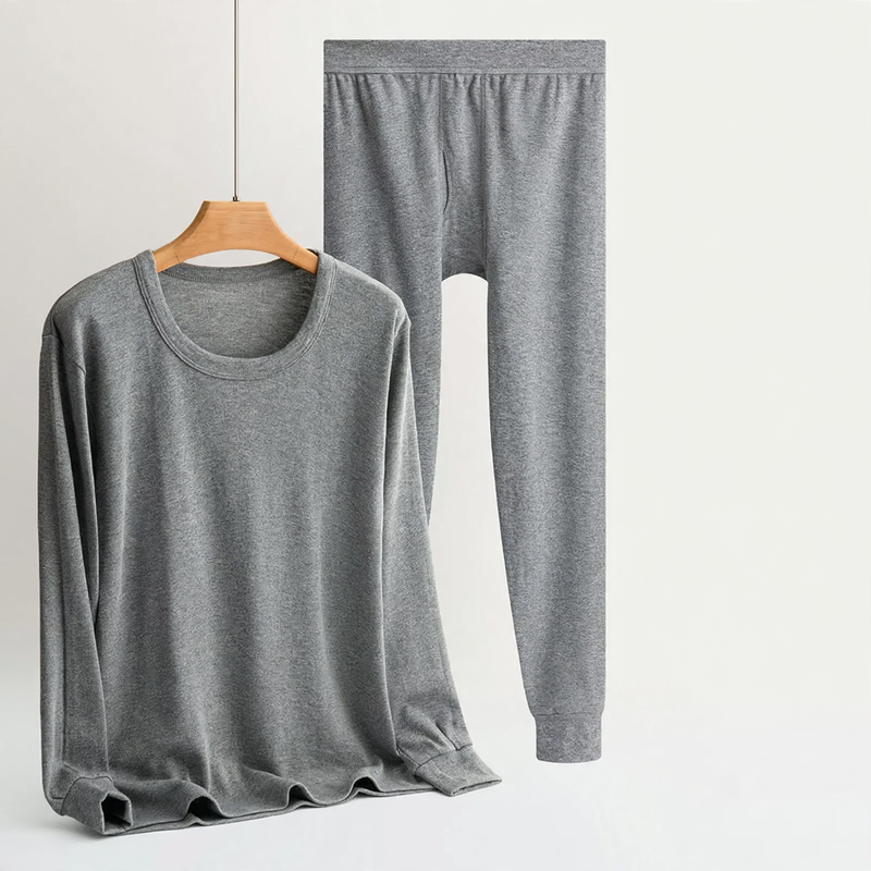 Men's thermal set made of cotton, antibacterial