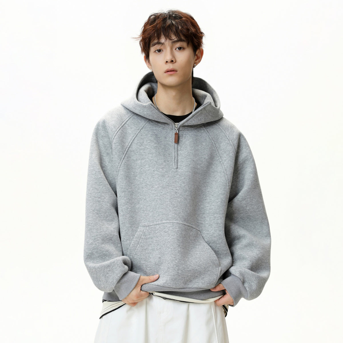Unisex hoodie with zipper