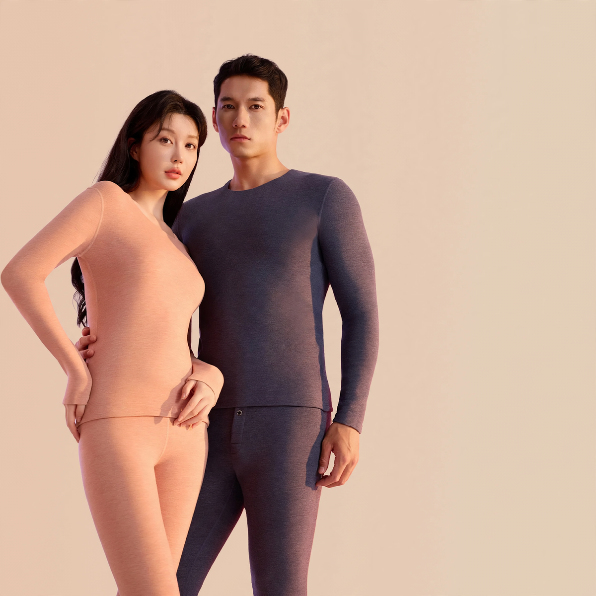 Warm Thermal Underwear Set made of Cashmere and Silk