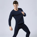 Men's Thermal Set, lined, Round Neck or Stand Collar