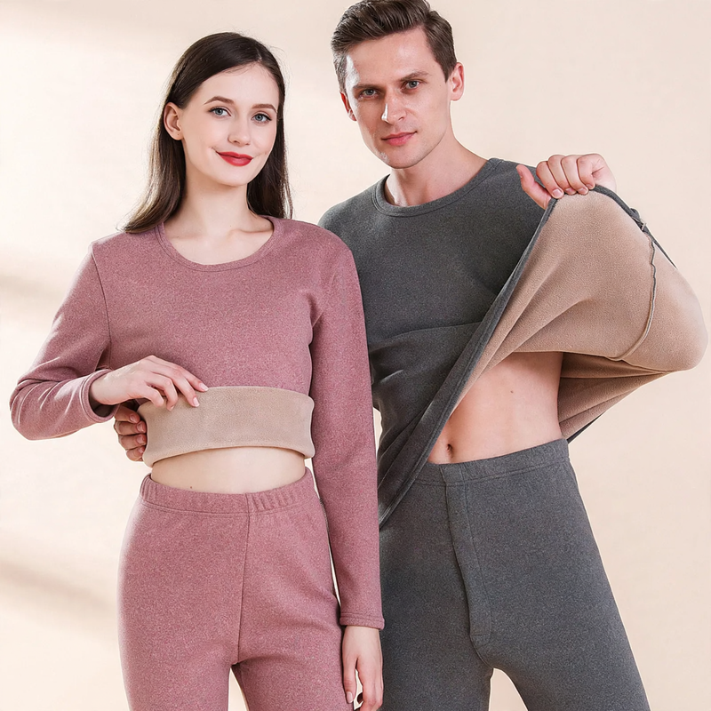 Pair-Thermo-Set, padded, round neck
