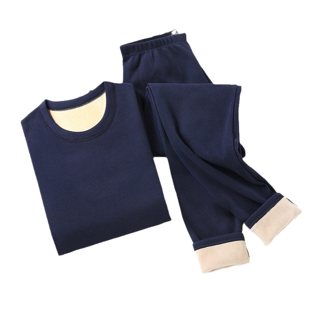 Padded thermal underwear set for men, big sizes