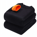Thermal underwear set, extra thick, padded