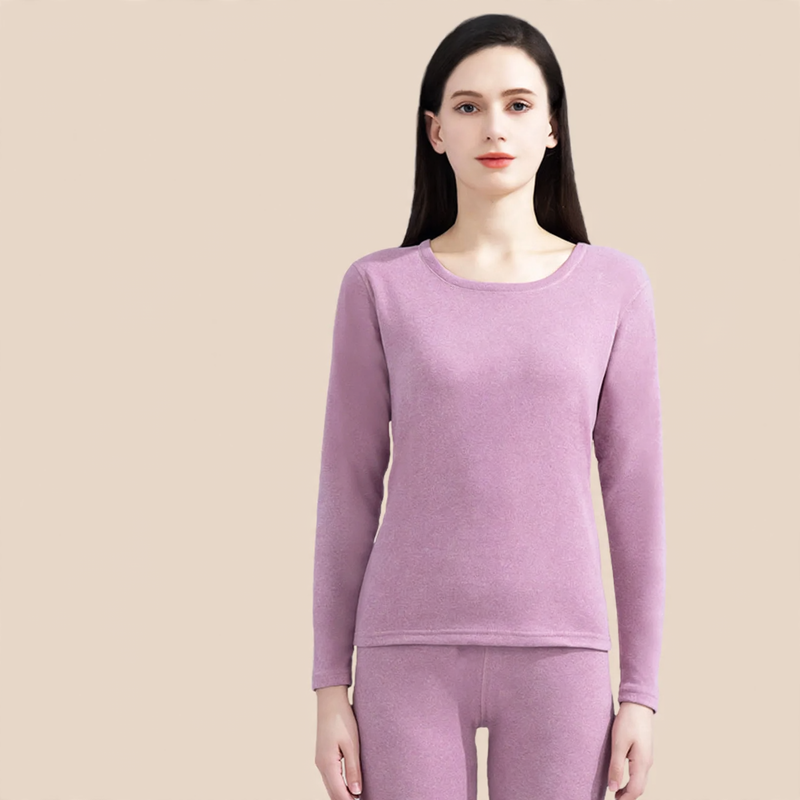 Thermal underwear set, round neck, unisex