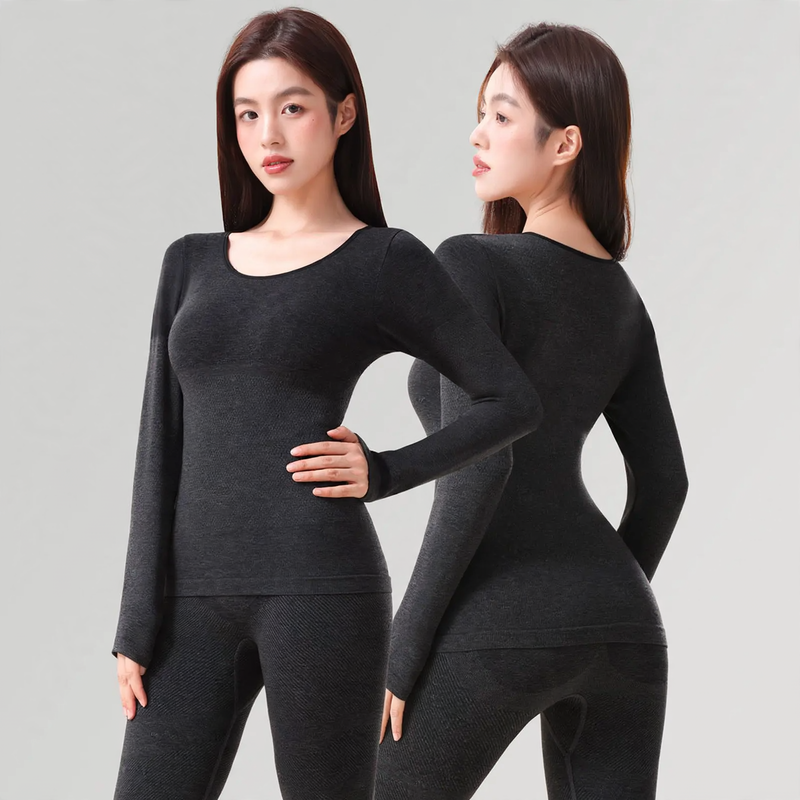 Seamless thermal underwear set, shaping and warming