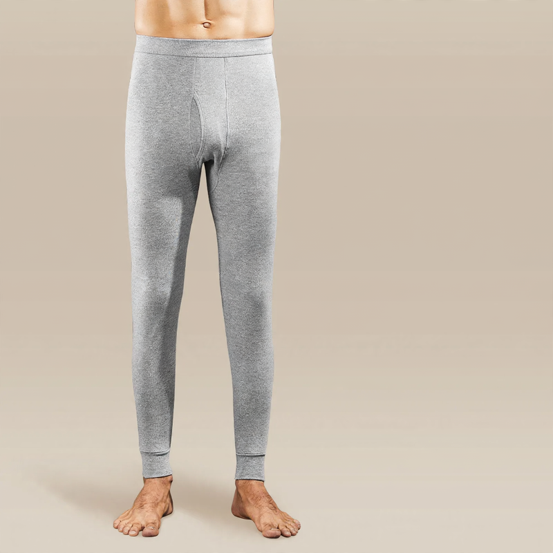 Cotton thermo underwear set, round neck
