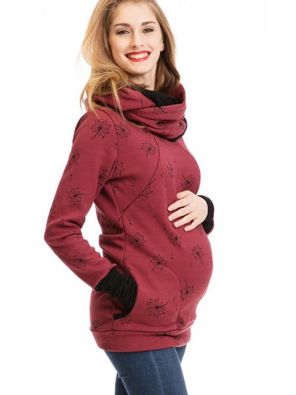 Fashion Glam | Maternity Chaps, Nurse Sweatshirts, Floral Print, Bags, Zipper, Nursing Clothing